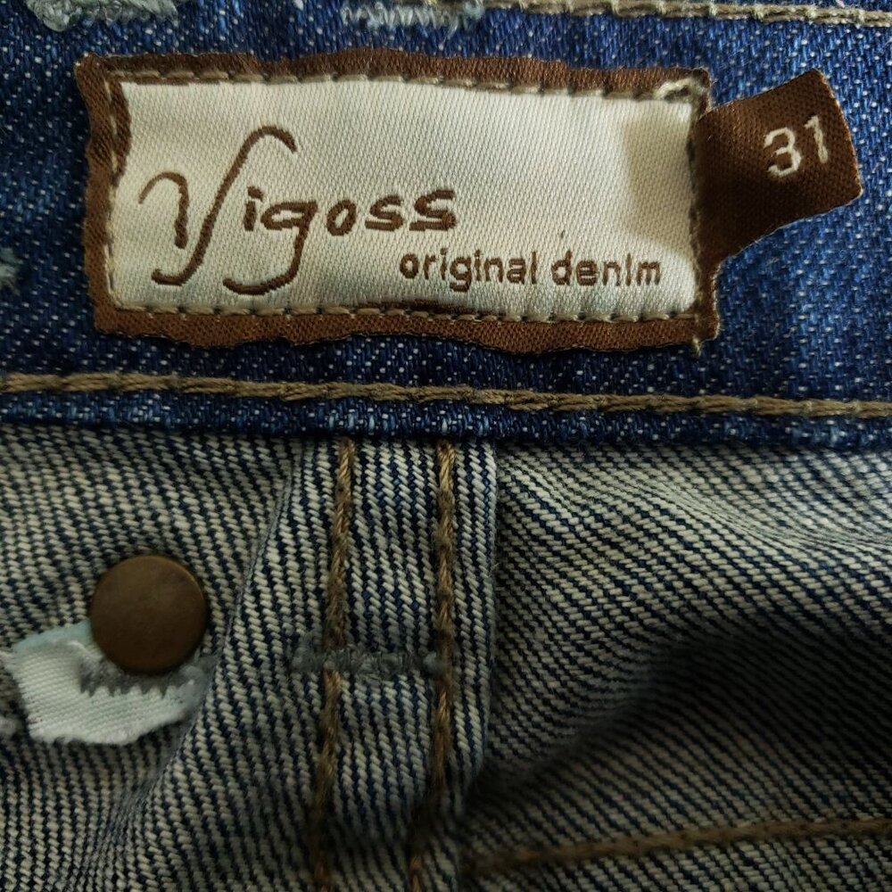 Vigoss Dirty Wash Straight Jeans Women's Size 31 - Picture 5 of 7